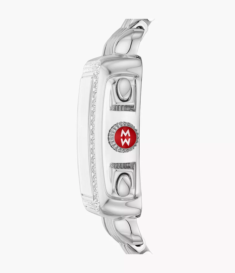 MICHELE Watches Deco Stainless Steel Diamond Watch (33mm) - Image 2