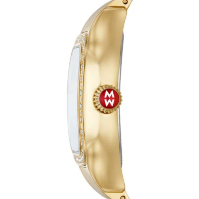 MICHELE Watches LIMITED EDITION Meggie 18k Gold-Plated Diamond Watch (29mm) - Image 2