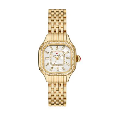 MICHELE Watches Meggie Gold Diamond Stainless Steel Watch (29mm)