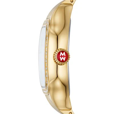 MICHELE Watches Meggie Gold Diamond Stainless Steel Watch (29mm) - Image 2