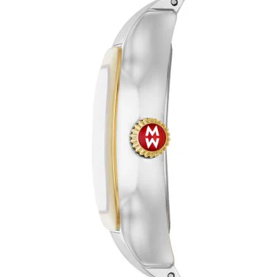 MICHELE Watches Meggie Two-Toned 18k Gold-Plated Diamond Dial Watch (29mm) - Image 2