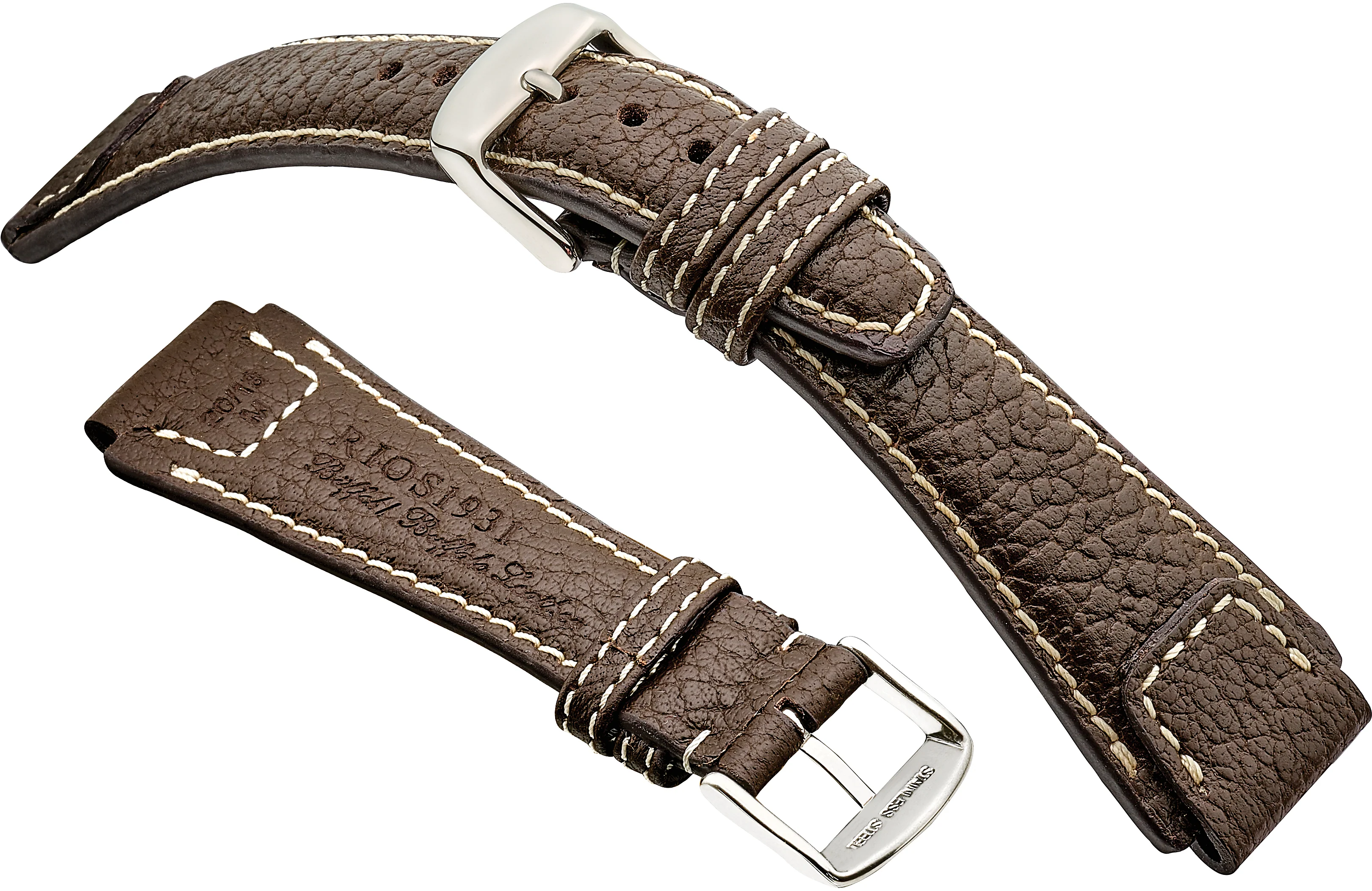 NATURE Genuine Buffalo Leather Watchband R61 - Image 4