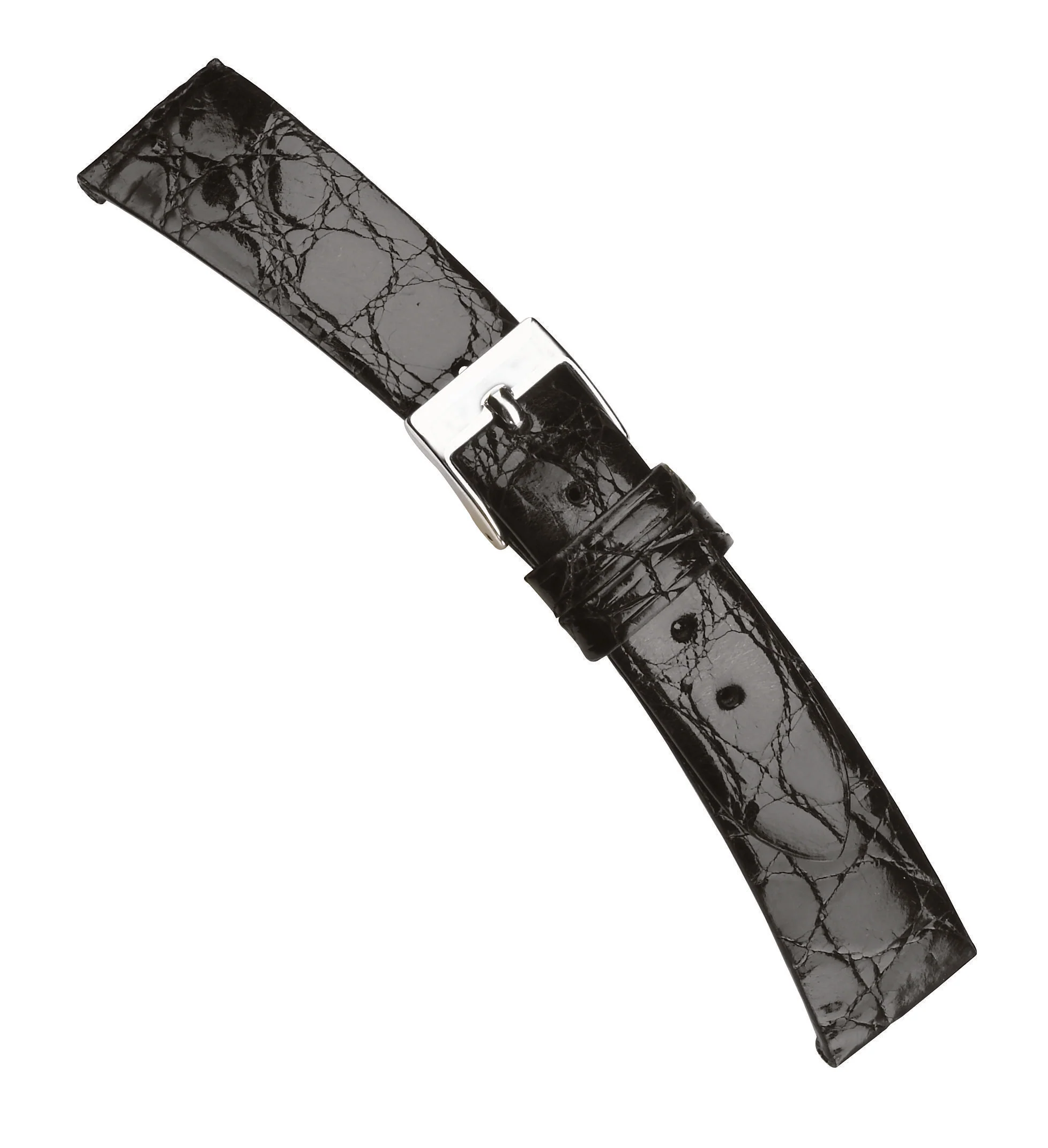 Genuine Crocodile Watch Strap - flat without stitch 124 - Image 4