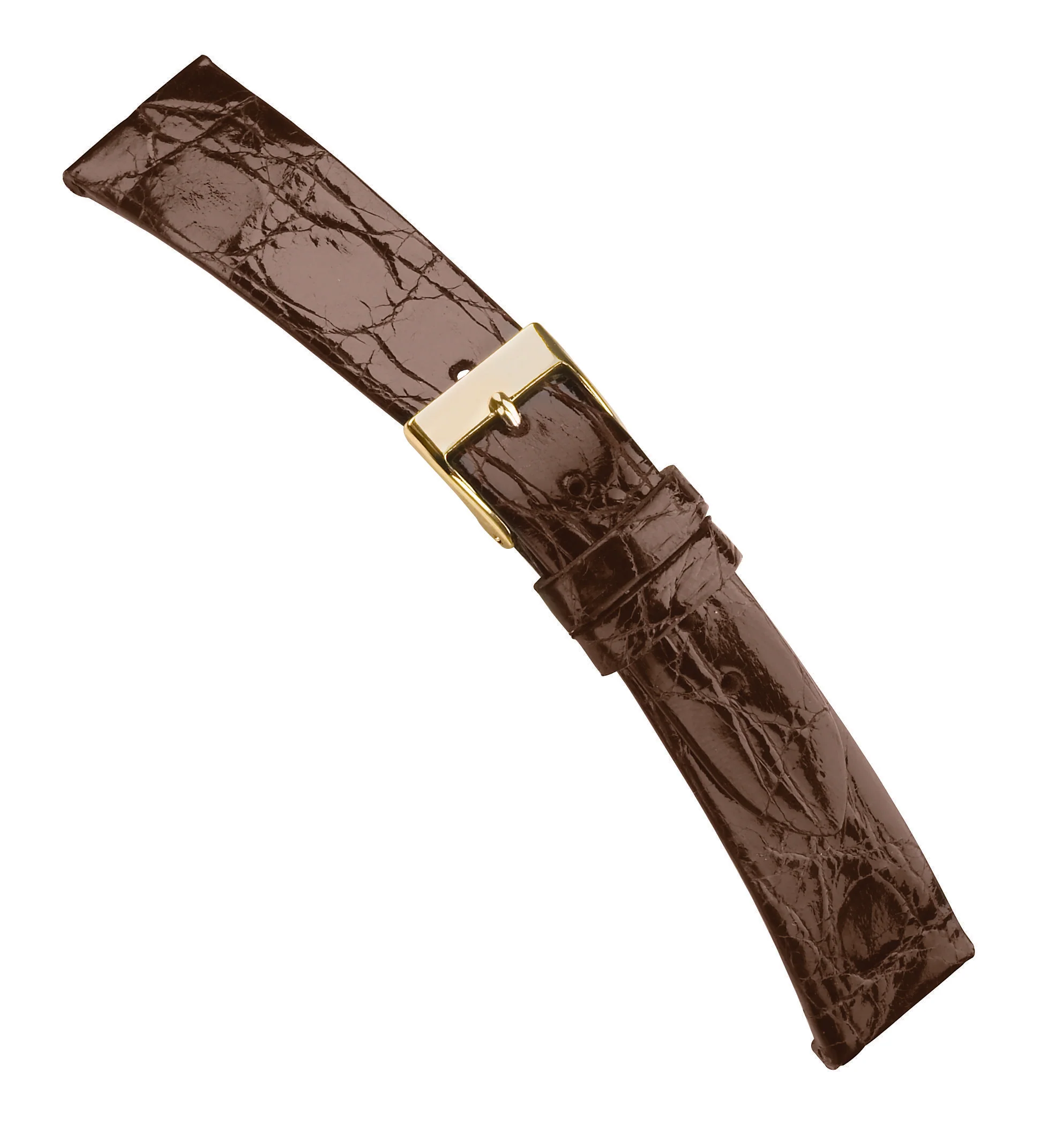 Genuine Crocodile Watch Strap - flat without stitch 124 - Image 5