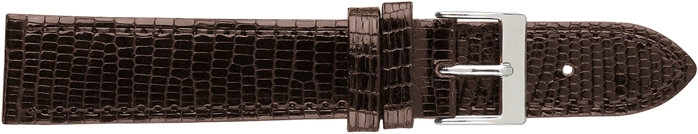 Genuine Lizard Flat Stitched Watch Strap  167 - Image 2
