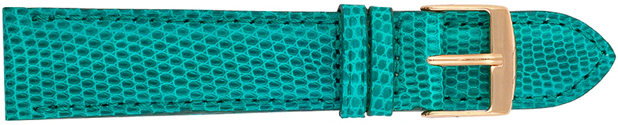 Genuine Lizard Watch Strap Padded and Stitched 177 - Image 8
