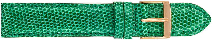 Genuine Lizard Watch Strap Padded and Stitched  177 - Image 16