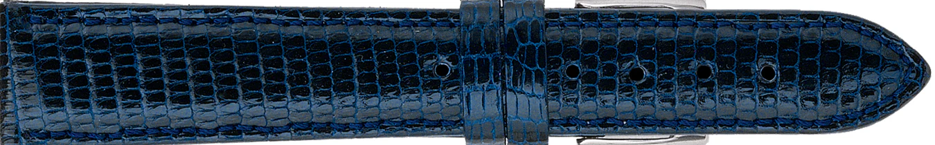 Genuine Lizard Watch Strap Padded and Stitched  177 - Image 5