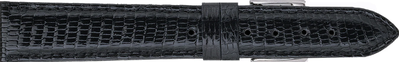 Genuine Lizard Watch Strap Padded and Stitched  177 - Image 6