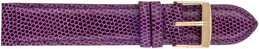 Genuine Lizard Watch Strap Padded and Stitched 177 - Image 13