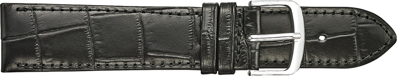 Fleurus Alligator Embossed Leather Watch Strap  194 - Image 2