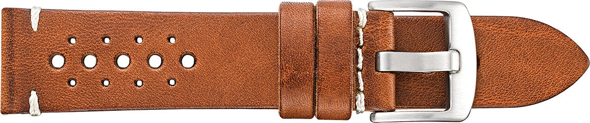 Vintage Leather Watchband with Sports Holes  340 - Image 2