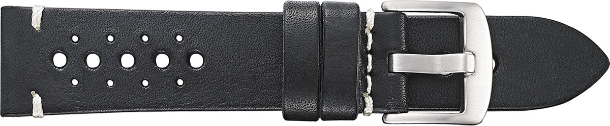 Vintage Leather Watchband with Sports Holes  340 - Image 3