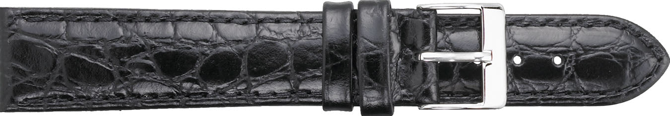 Crocodile Embossed Leather Watch Strap  371 - Image 6