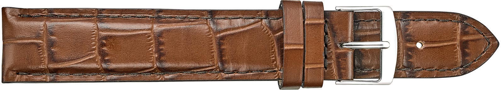 Fleurus Extra Long Alligator Embossed Leather Watchband  384XL - Image 3