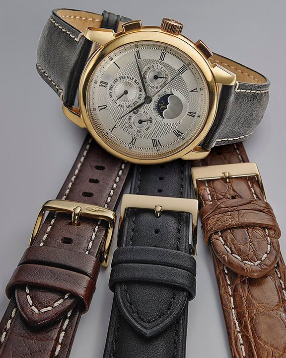 Crushed Leather Watchband  395 - Image 3