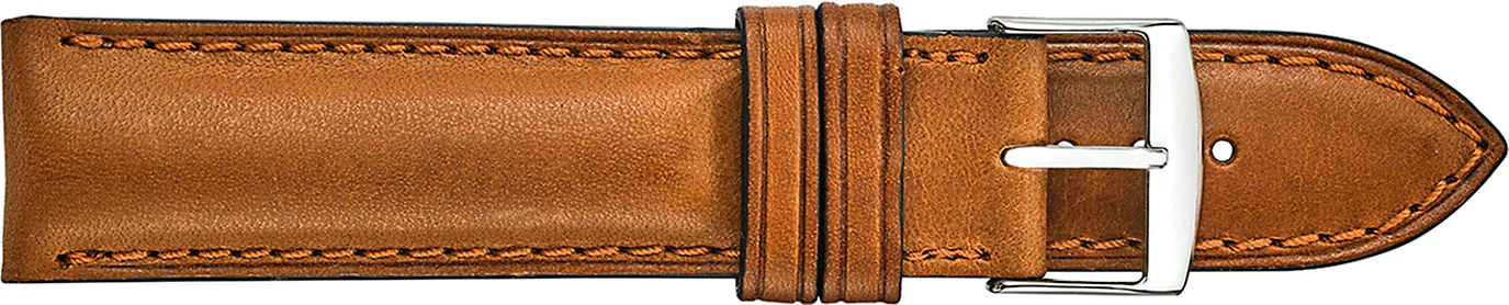 Fleurus Leather Watchband with 5mm Semi-Pad and Stitch 580