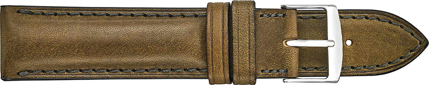 Fleurus Leather Watchband with 5mm Semi-Pad and Stitch 580 - Image 3