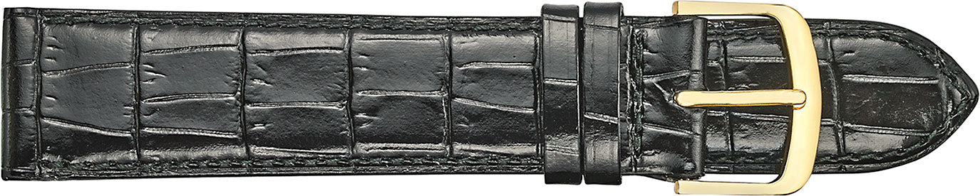 Fleurus Louisiana Alligator Embossed Leather Watch Strap 584