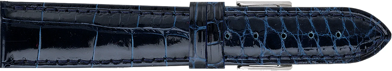 Genuine Polished Louisiana Alligator Watch Strap 714 - Image 3