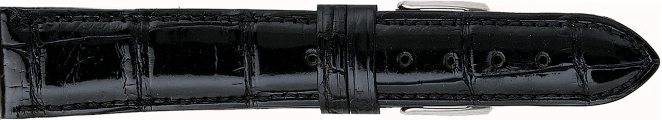 Genuine Polished Louisiana Alligator Watch Strap 714 - Image 8