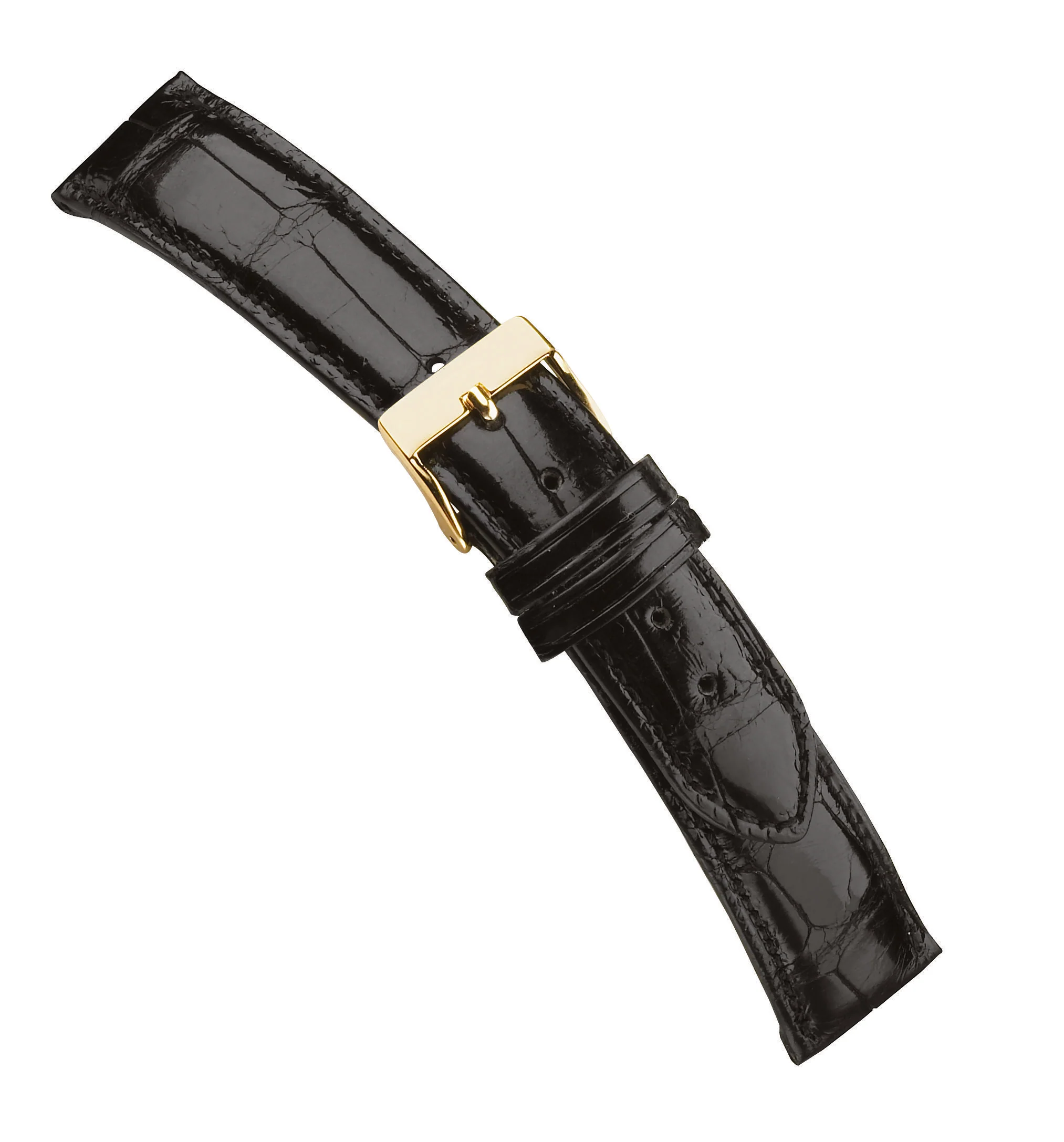 Genuine Polished Louisiana Alligator Watch Strap 714 - Image 9
