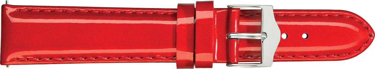 Patent Leather Watchband with EZ Release Pins 793
