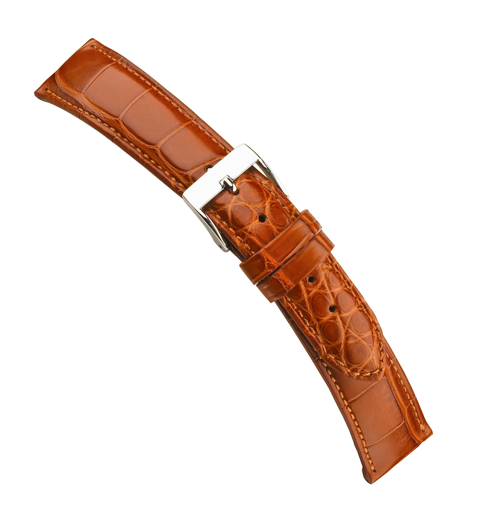 Genuine Matte Louisiana Alligator Watch Strap 834 - Image 11