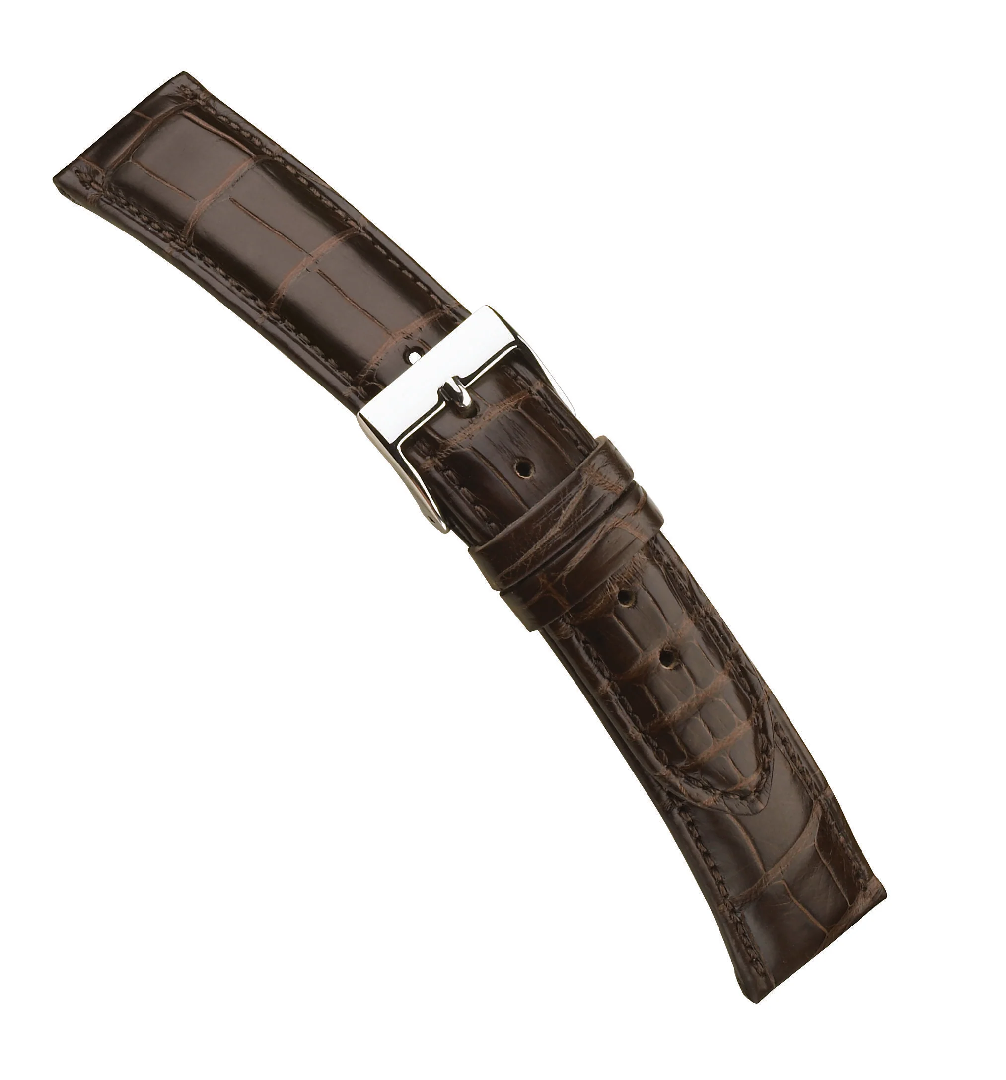 Genuine Matte Louisiana Alligator Watch Strap 834 - Image 9