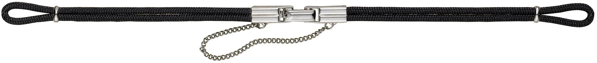 Black Cord Watch Strap with Center Clasp  C091 - Image 2