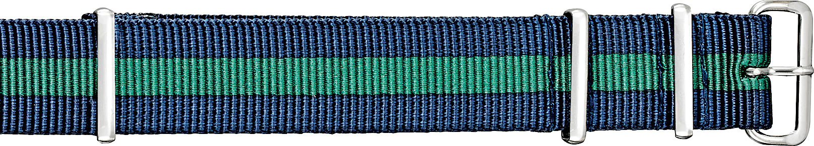 Military Style Nylon Slip Through Watchband  N96 - Image 4