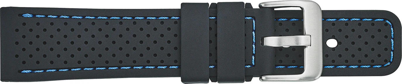 Silicone Sports Watchband with contrasting stitch and square tip  SB28 - Image 4