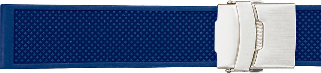 Silicone Watchband with dotted pattern and Deployment Buckle  SD56