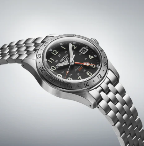 Seiko 5 Sports Automatic GMT Field Watch with Black Dial - Image 4