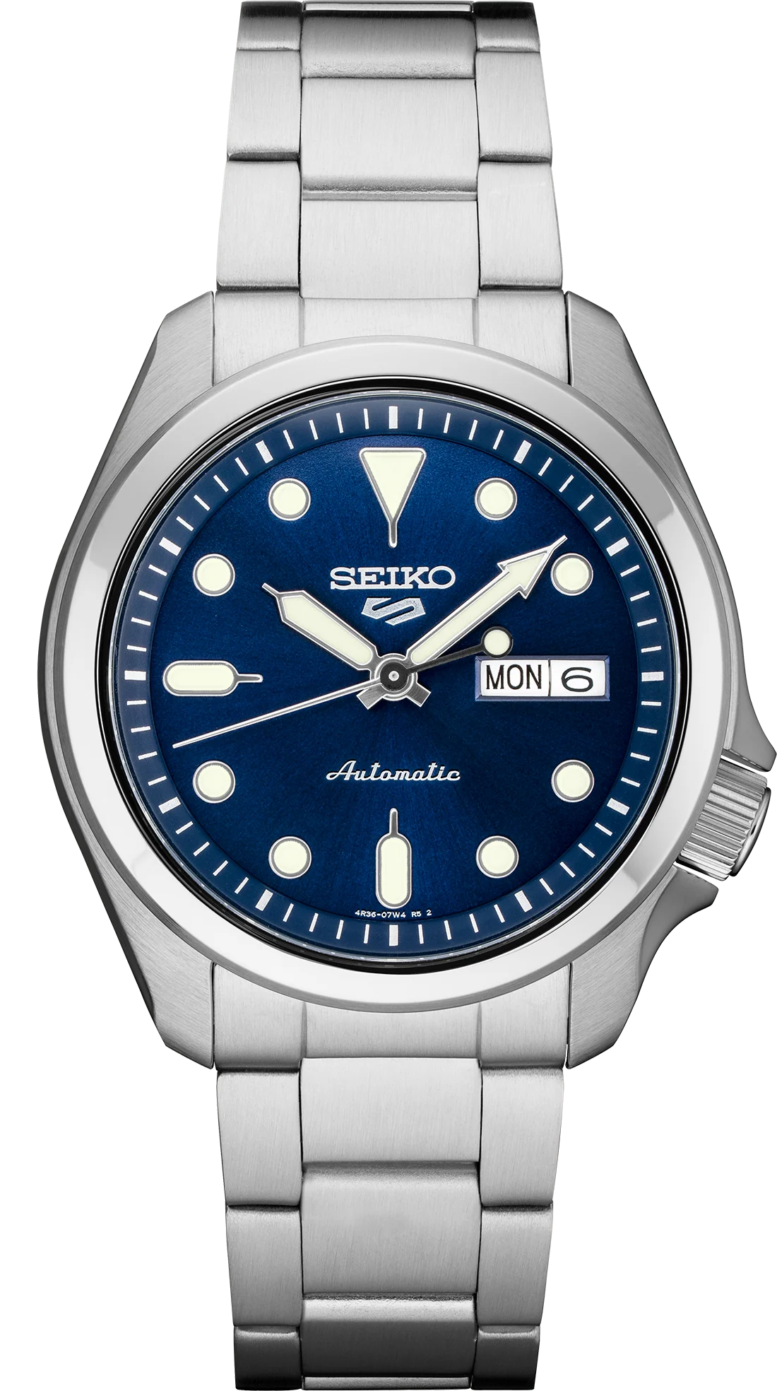 Seiko 5 Sports Men's Watch Silver-tone 44.6mm Stainless Steel