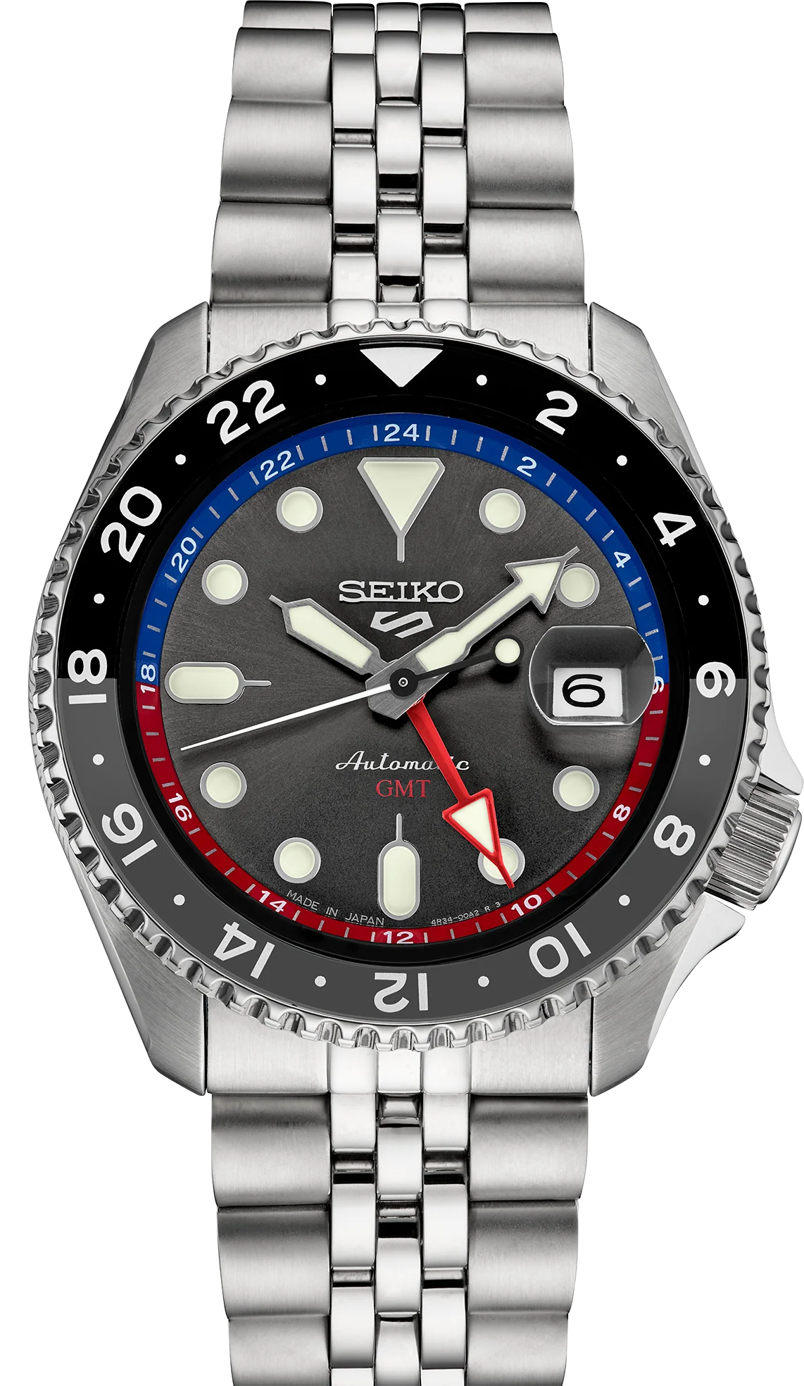 Seiko 5 Sports SKX GMT U.S. Special Creation Dk Grey Dial