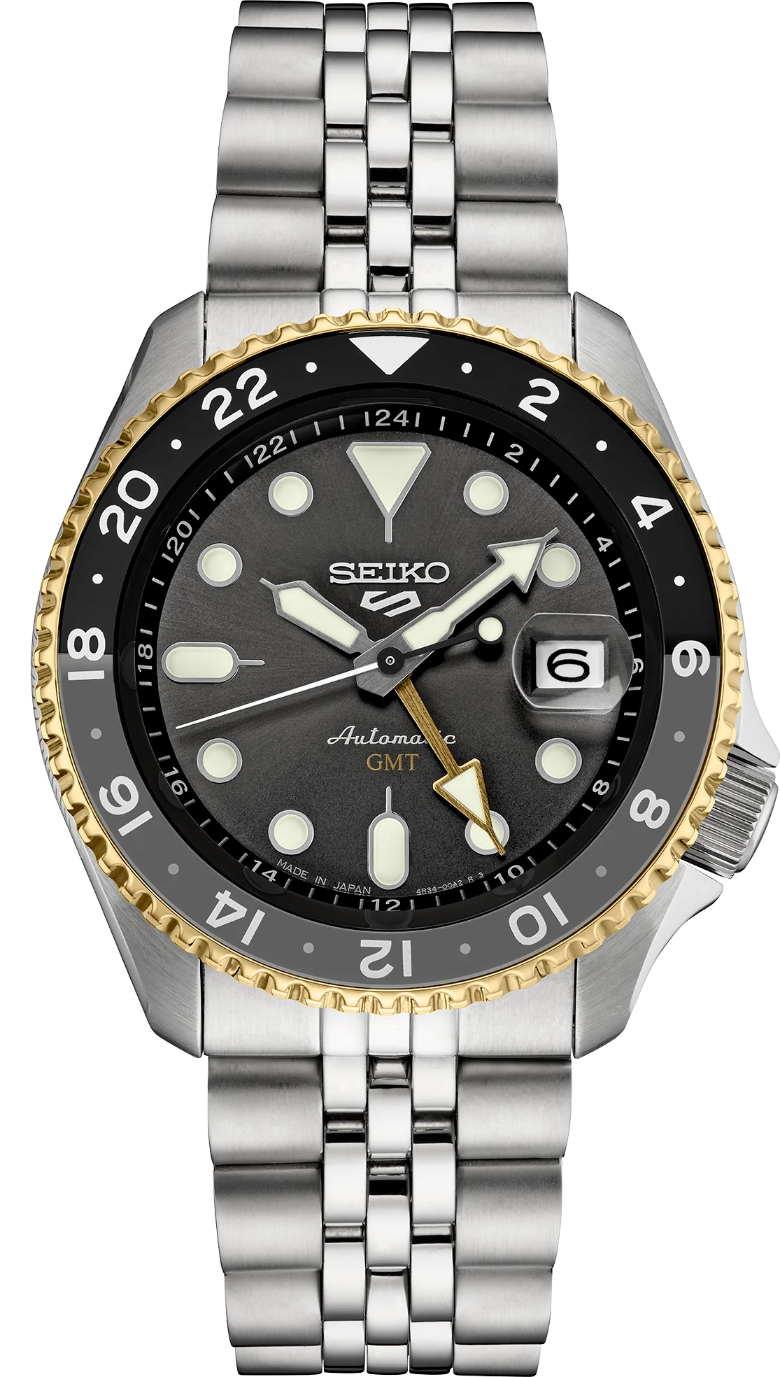 Seiko 5 Sports SKX GMT U.S. Special Creation Grey Dial