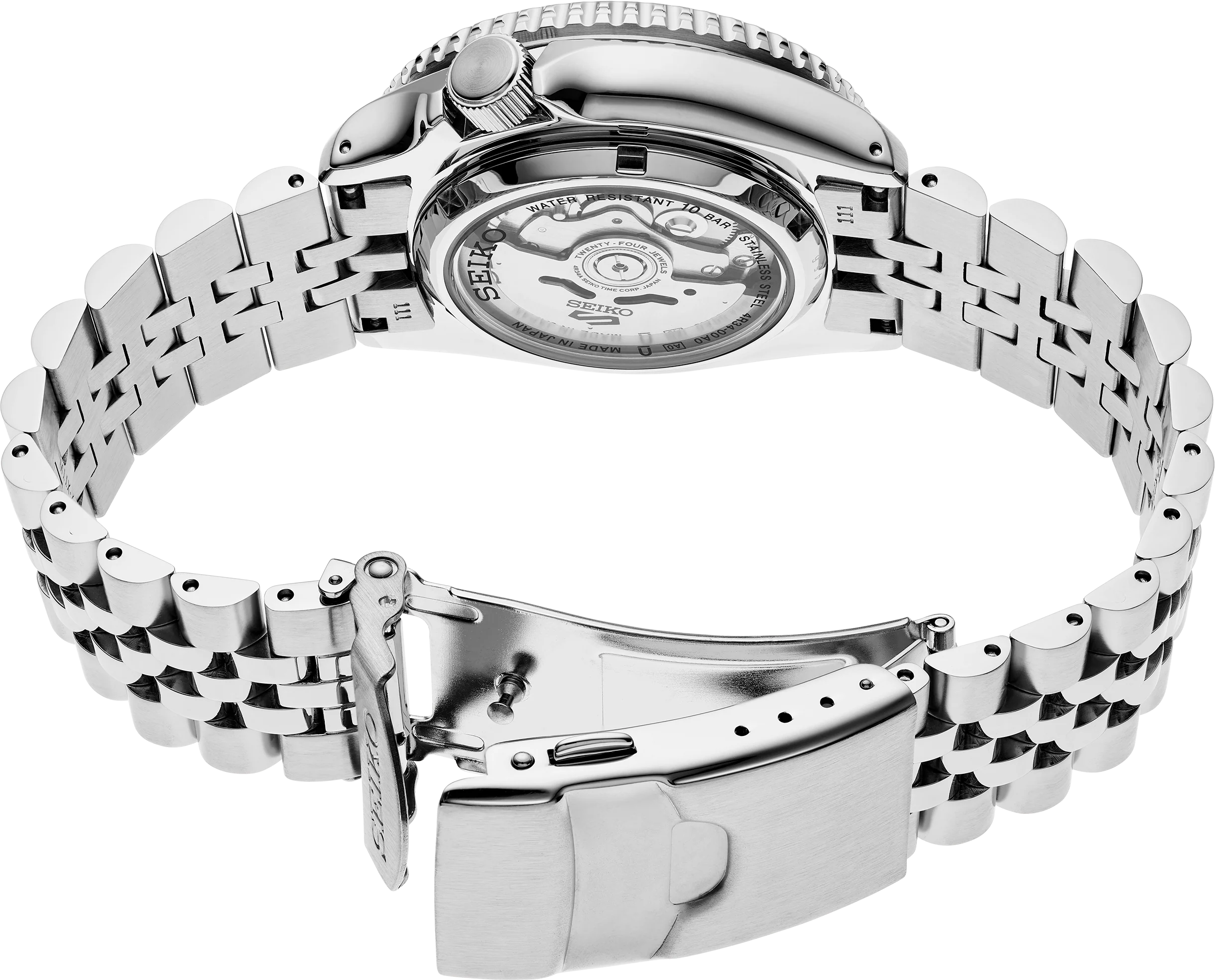 Seiko 5 Sports SKX Sports Style GMT Series Orange Dial - Image 3