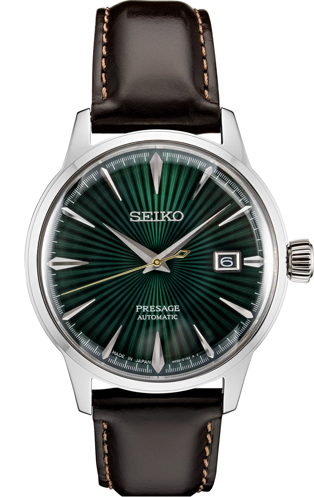SEIKO Presage Men's Watch Brown 40.5mm Stainless Steel