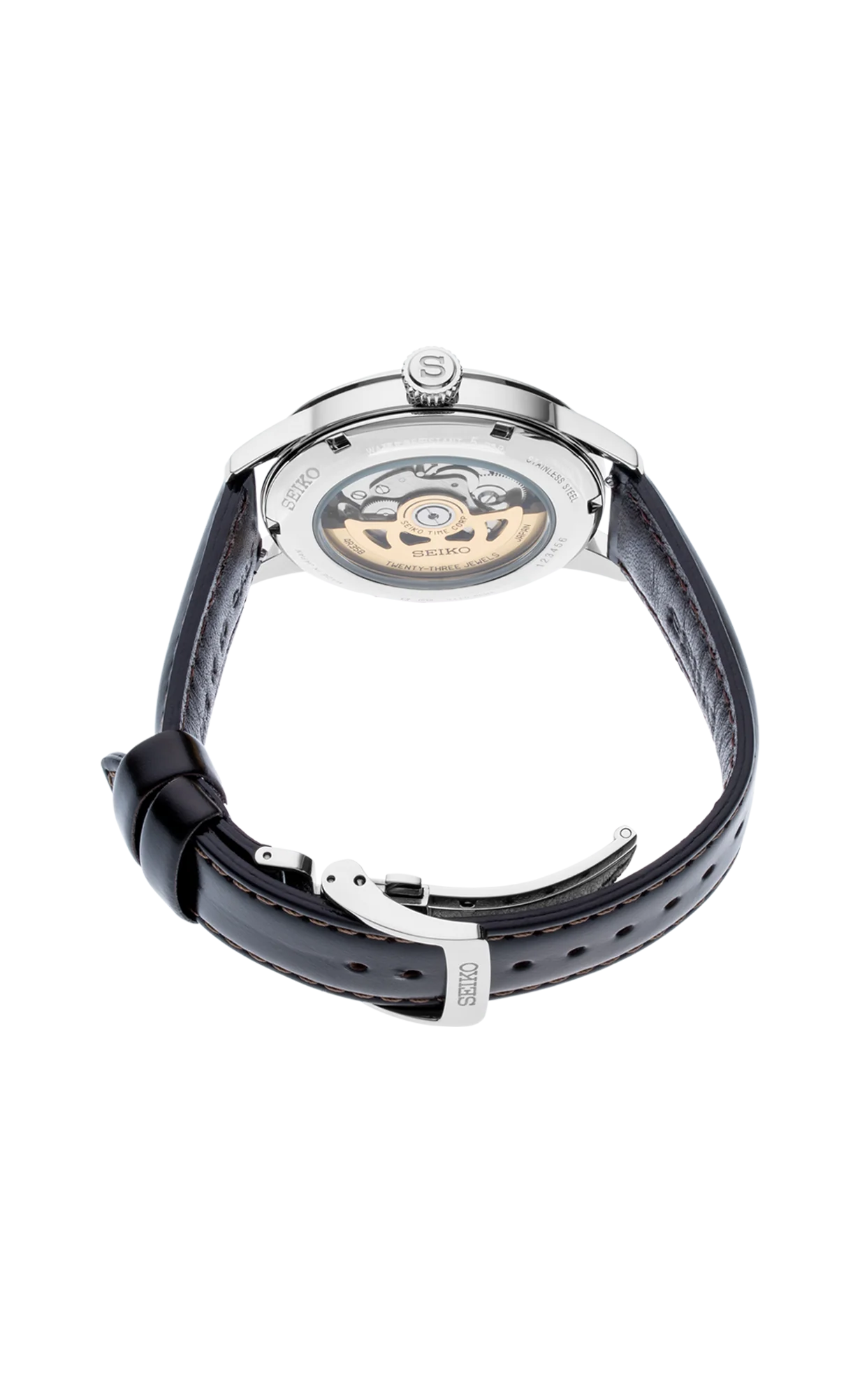 SEIKO Presage Men's Watch Brown 40.5mm Stainless Steel - Image 3