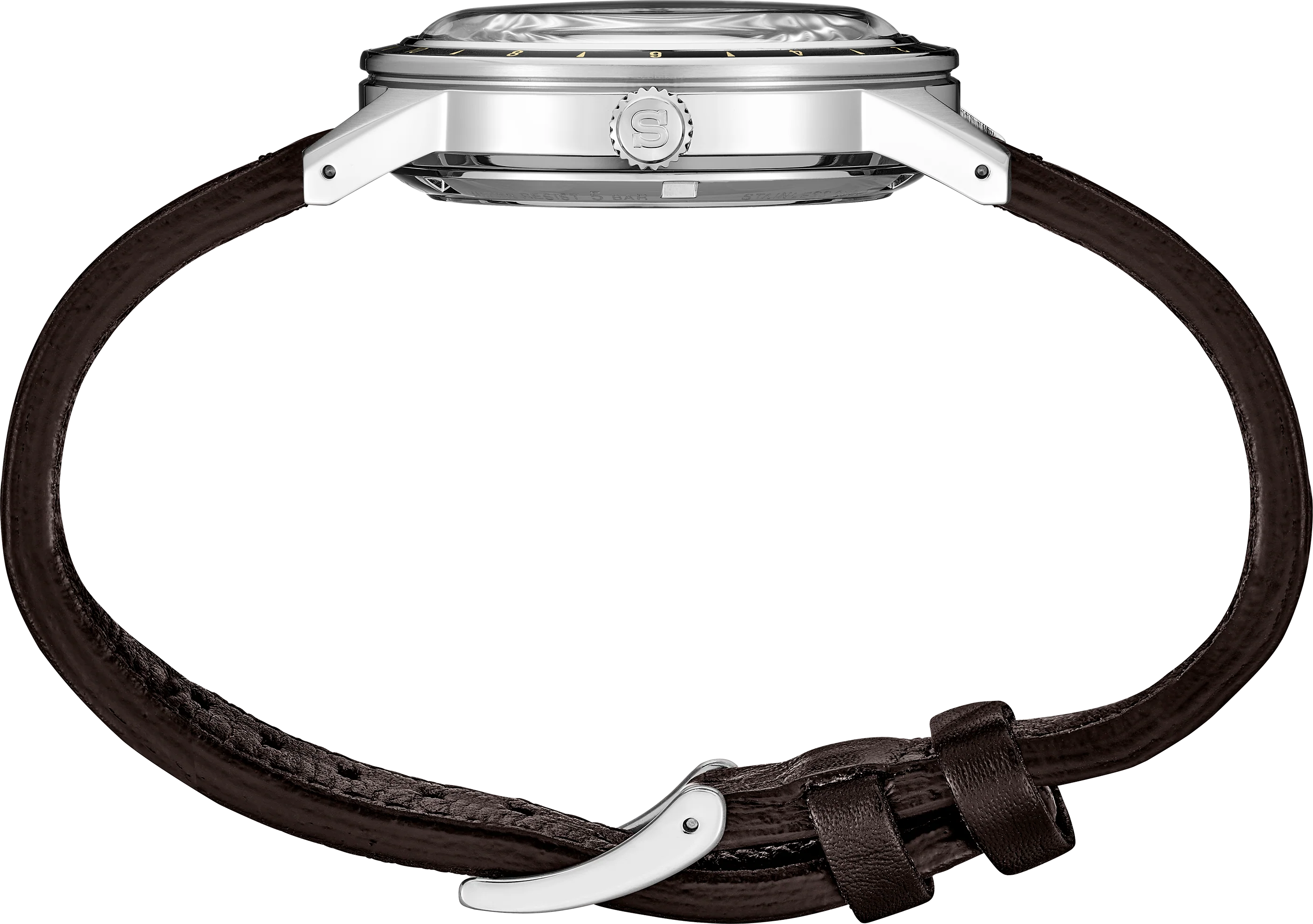 Seiko Presage Style ’60s GMT Dk. Grey Brown Dial - Image 2