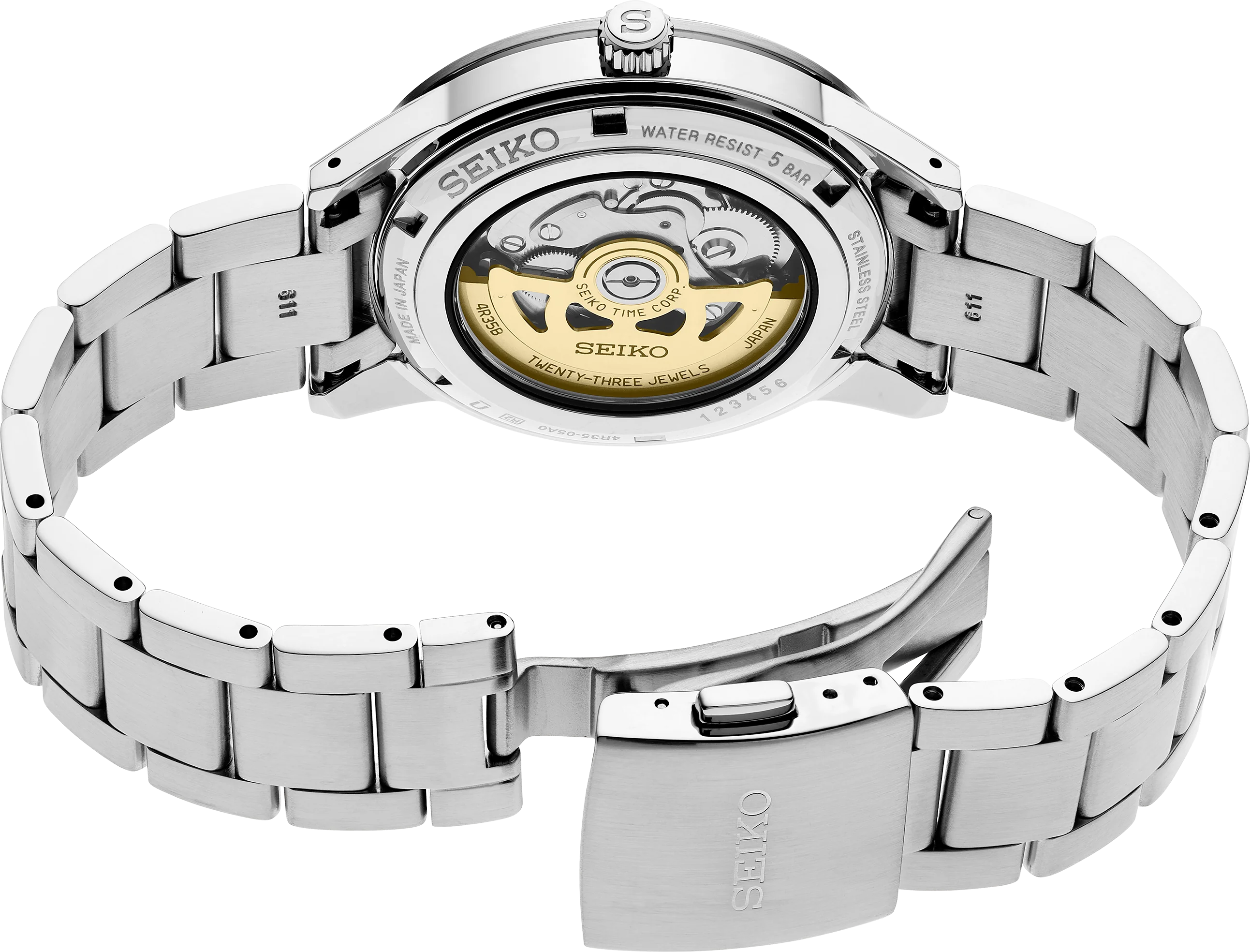 Seiko Presage Style'60s Collection Beige Sunray Dial - Image 3