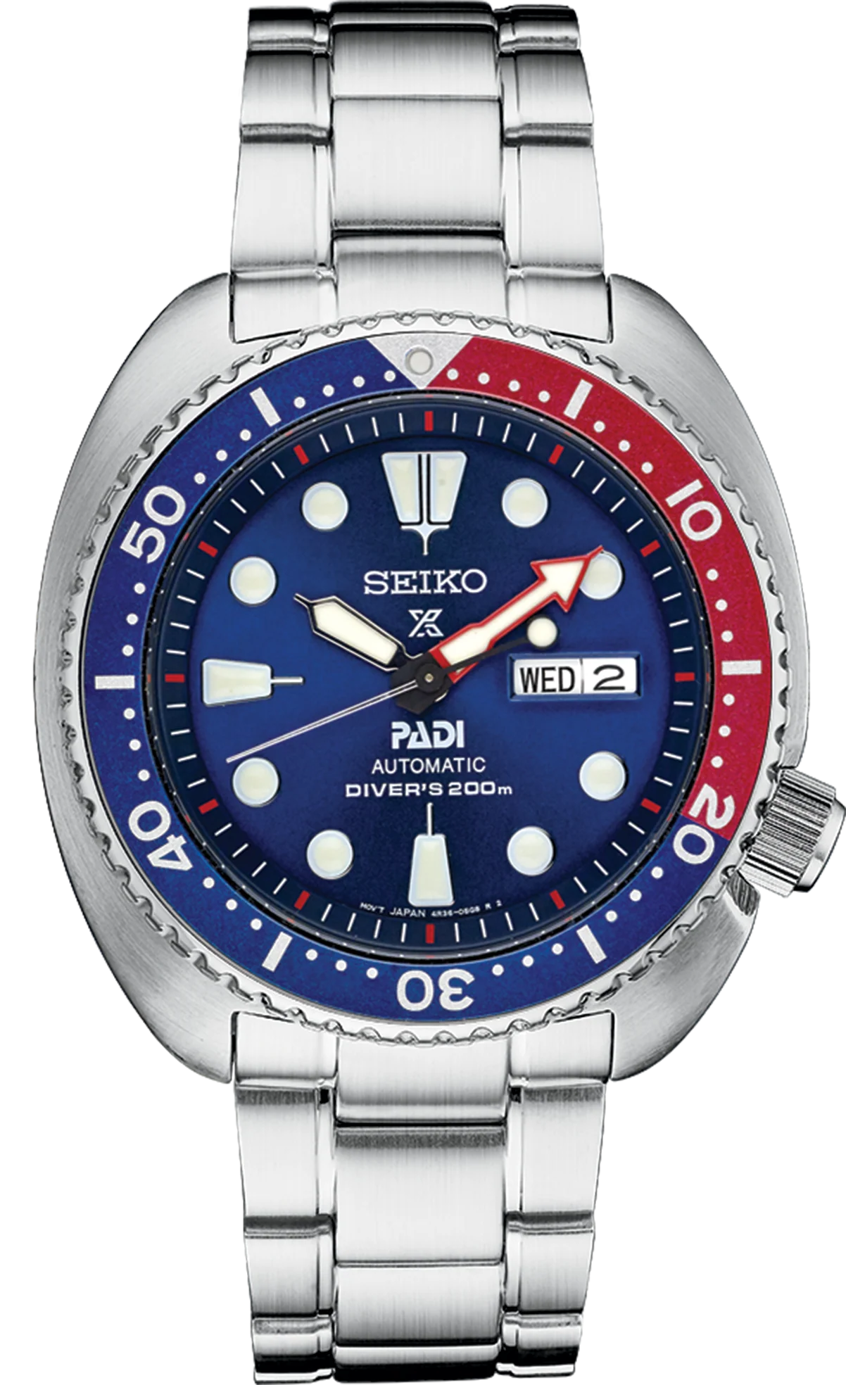 Seiko Prospex PADI Special Edition Diver’s Watch vibrant Blue Dial
