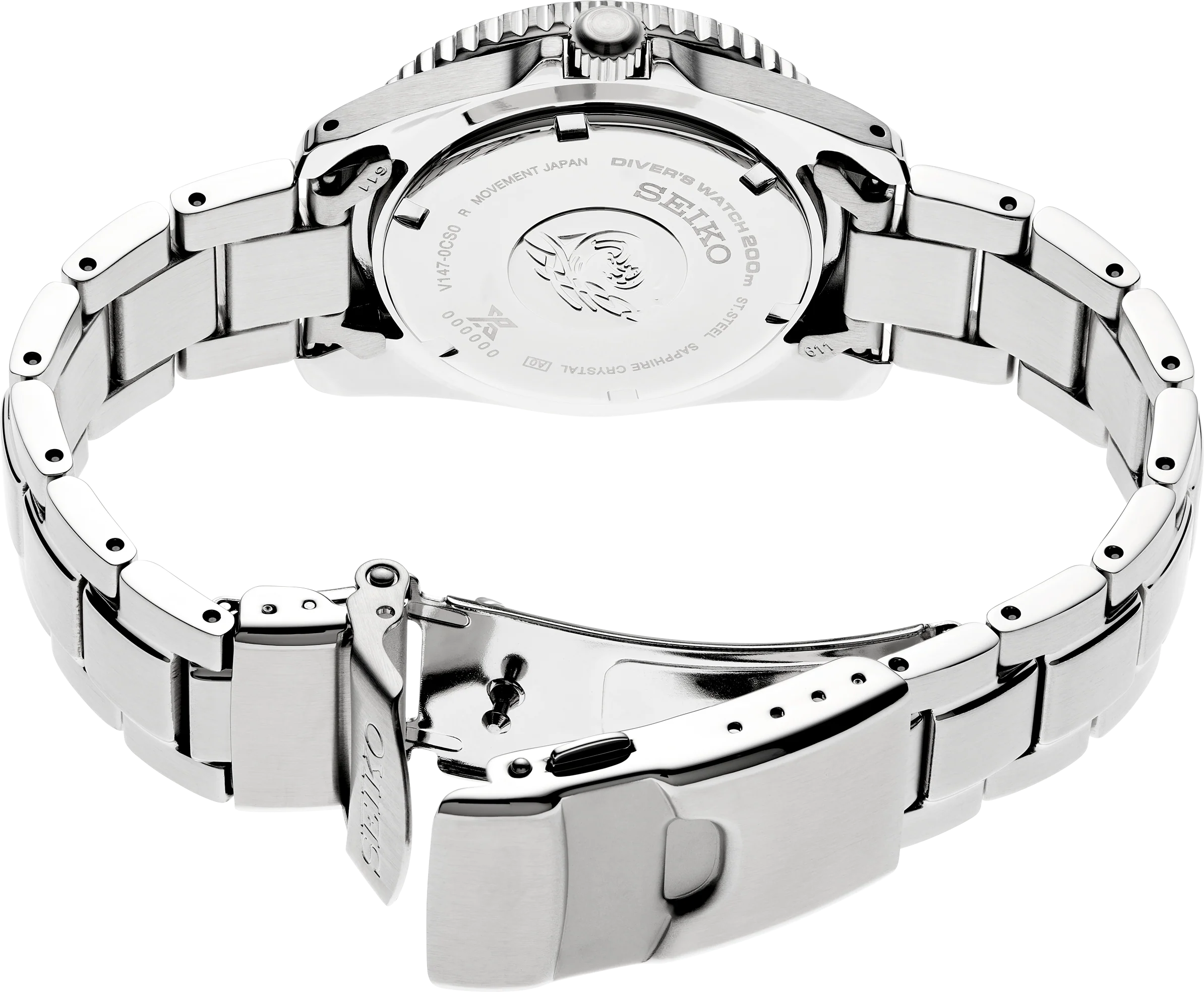 Seiko Prospex Solar Diver Green Sunray Dial - Image 3