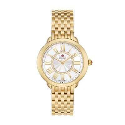MICHELE Watches Serein Mid Diamond Sunray Dial Watch (36mm) - Image 12