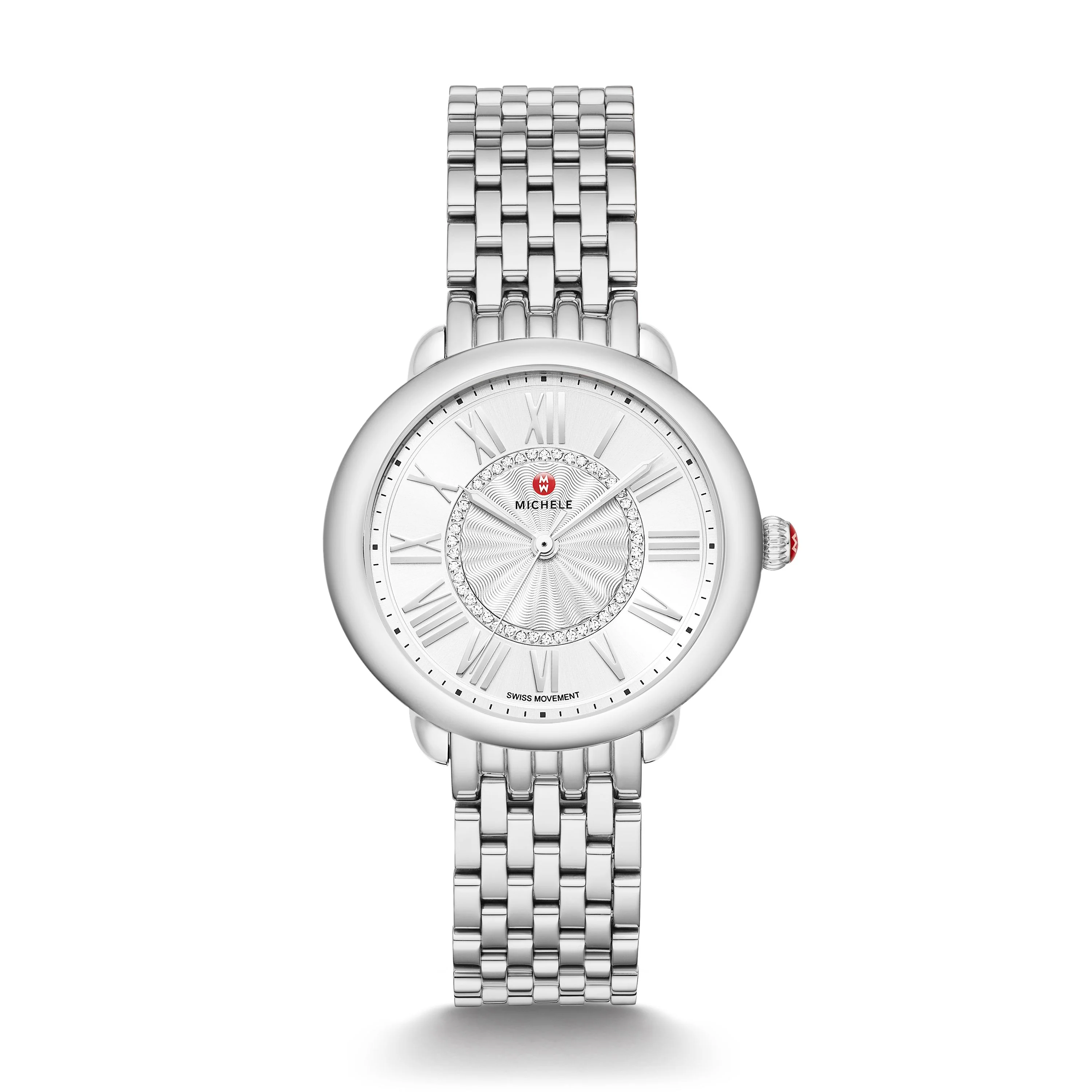 MICHELE Watches Serein Mid Diamond Sunray Dial Watch (36mm) - Image 7