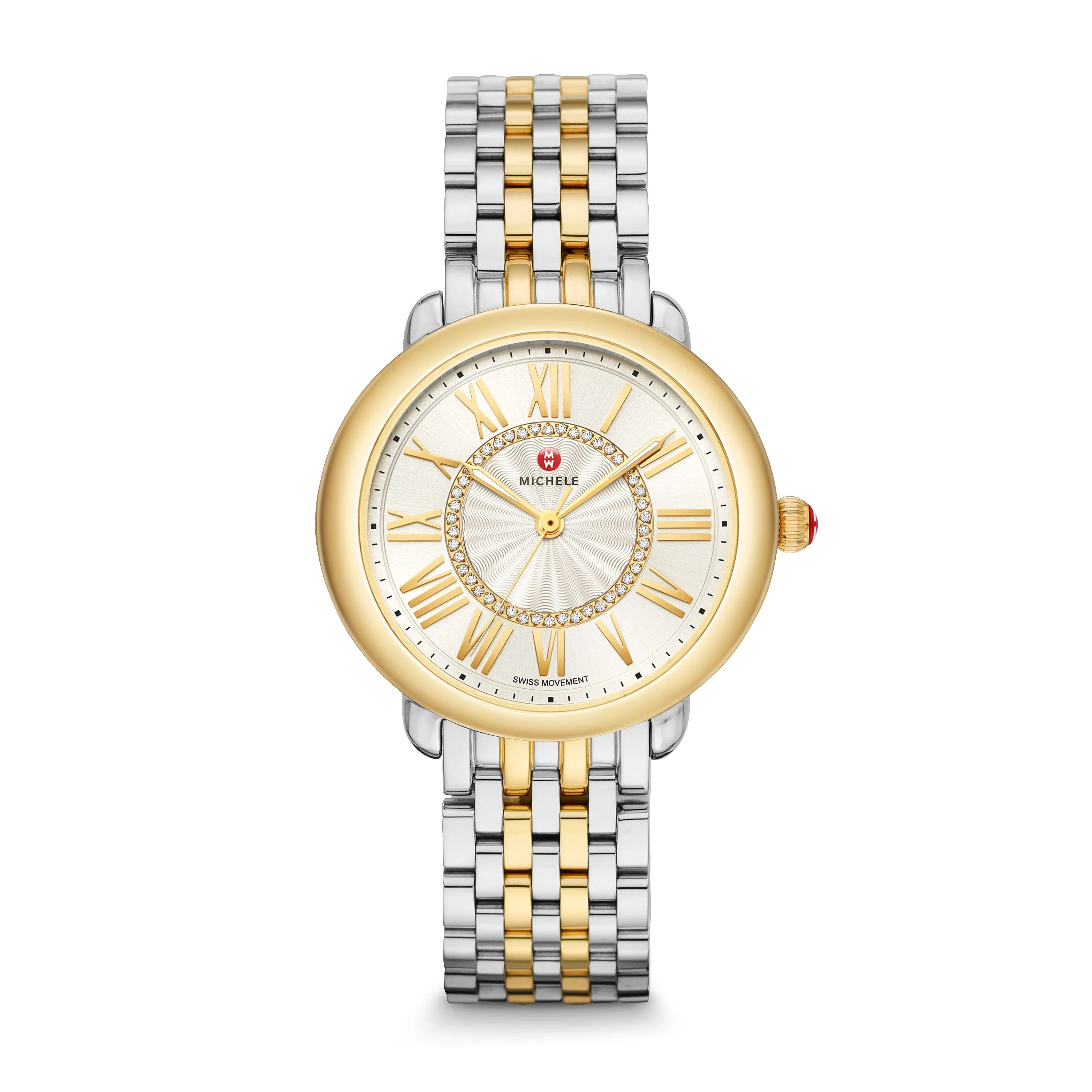 MICHELE Watches Serein Mid Diamond Sunray Dial Watch (36mm) - Image 8