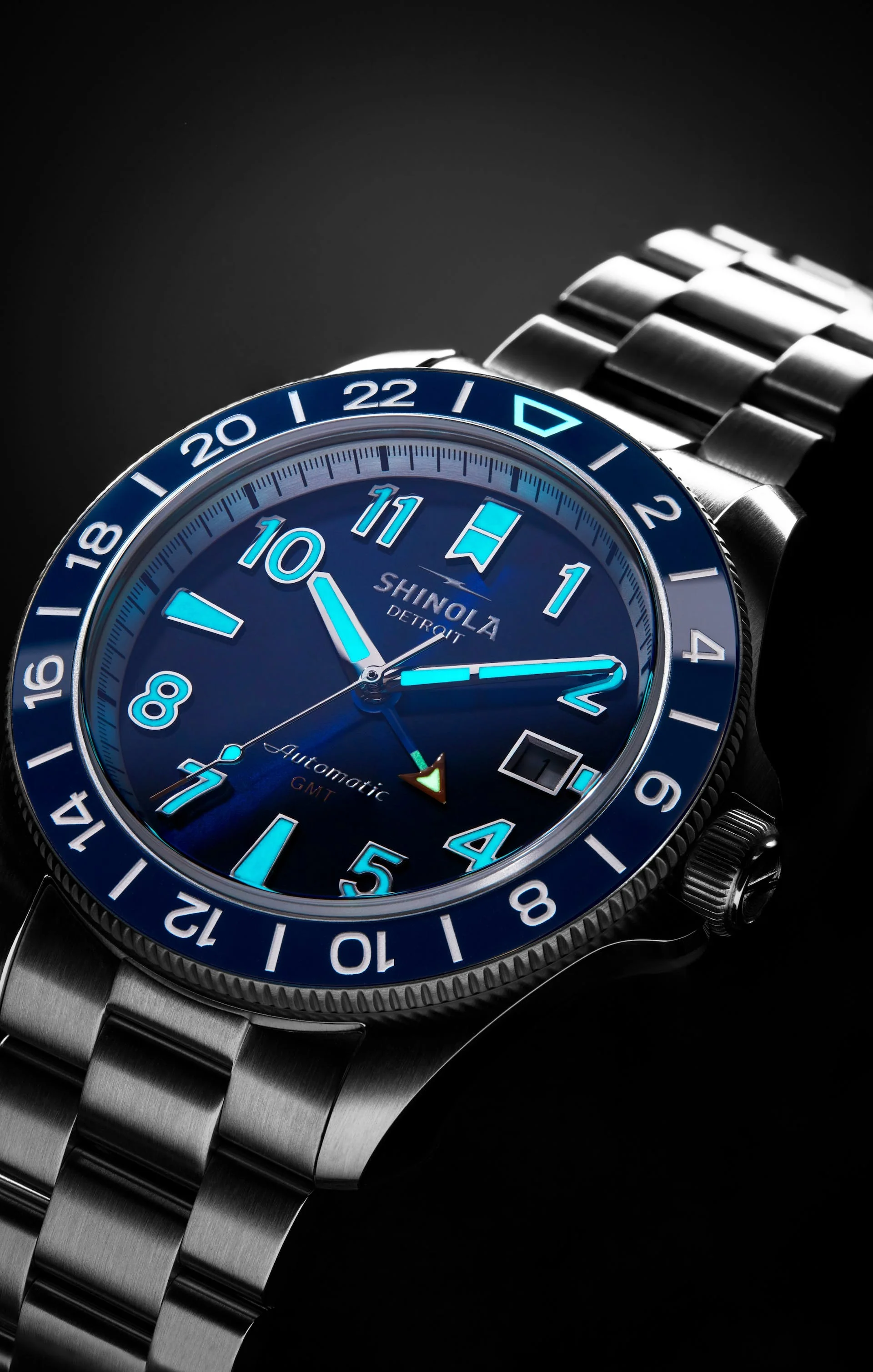 Shinola Monster GMT Automatic Watch Gift Set (40mm) - Image 14