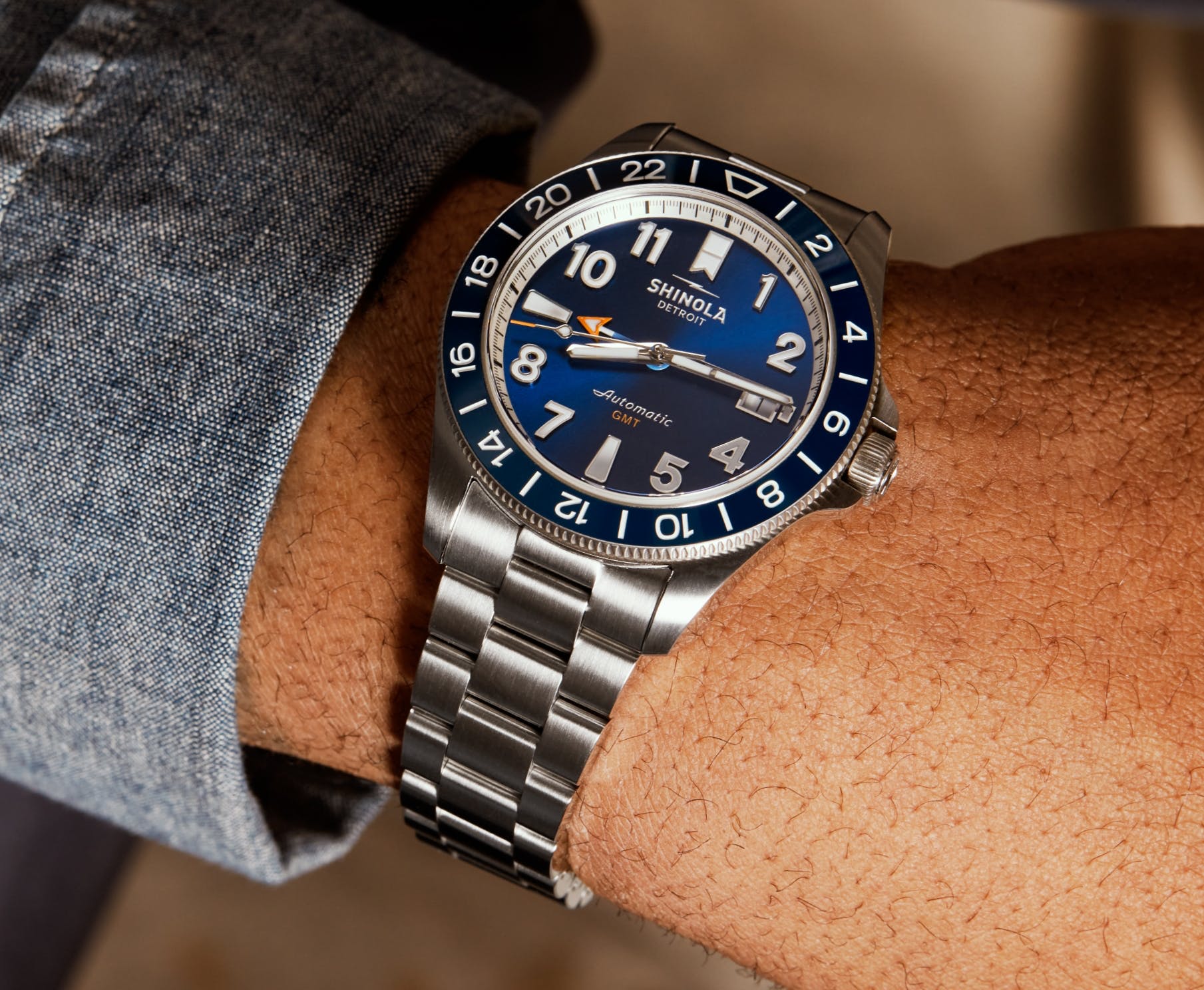 Shinola Monster GMT Automatic Watch Gift Set (40mm) - Image 17