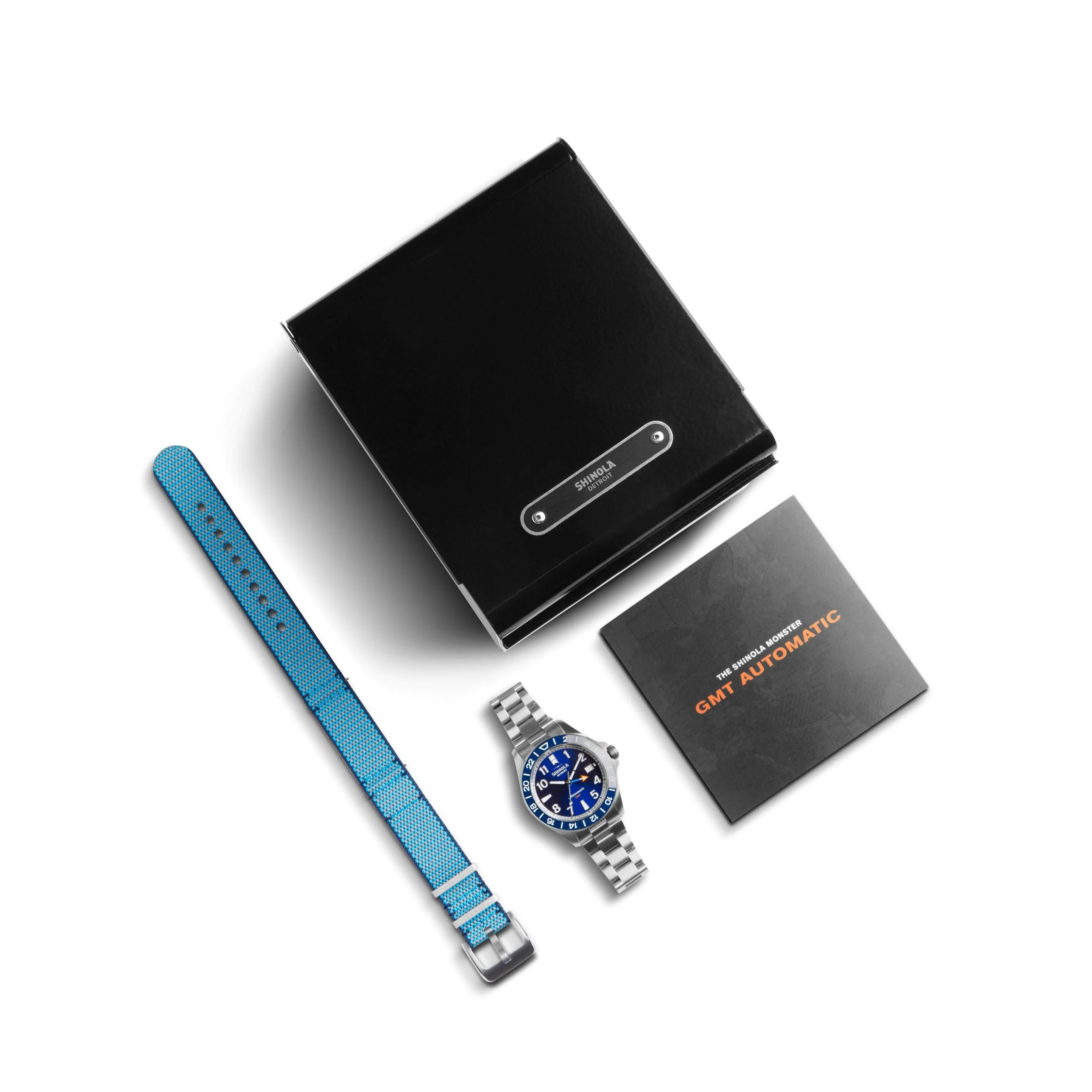 Shinola Monster GMT Automatic Watch Gift Set (40mm) - Image 4
